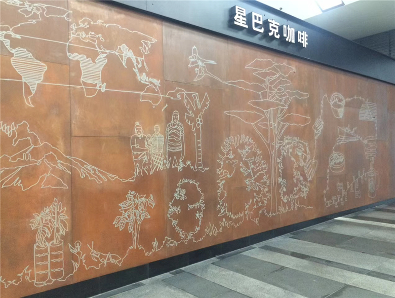 庄浪耐候钢幕墙